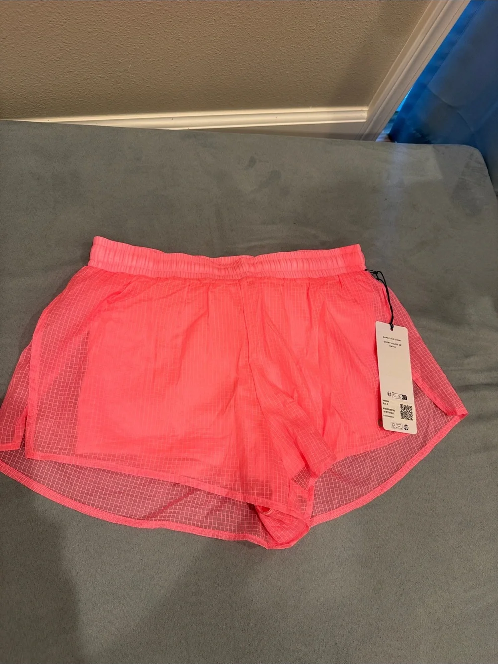 ALO Yoga Neon Pink Athletic Shorts